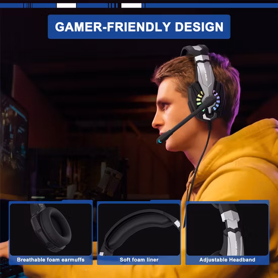 Kotion Cada fone de ouvido para jogos G9000